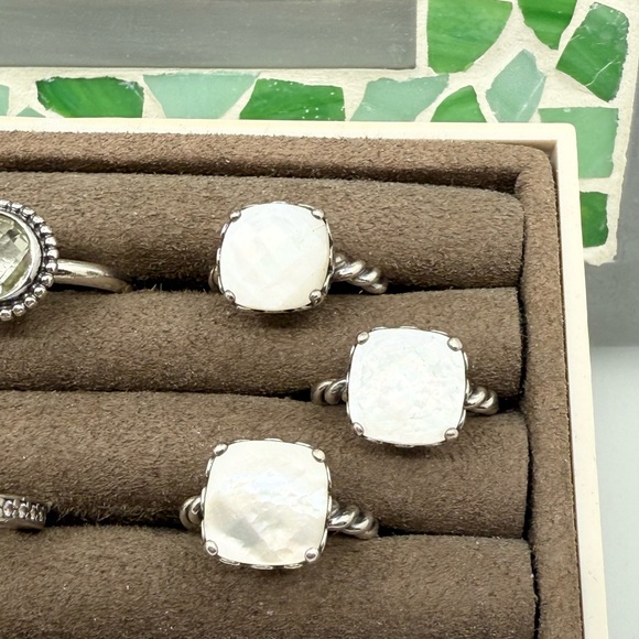 Pandora Mother of Pearl Ring - Picture 1 of 5